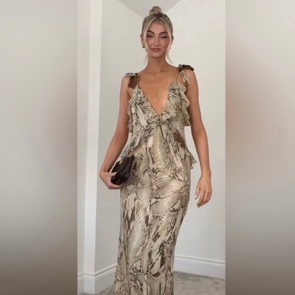 (SOLD) ZARA Animal Print Dress - Picture 4 of 12